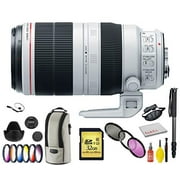 Canon EF 100-400mm f/4.5-5.6L IS II USM Lens (9524B002)with Advanced Accessory Kit includes 70 Inch Monopod + 32GB Sd card + 9pc Filter Kit + More