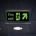 thumbnail image 2 of ZOUSSIQI 2Pcs Luminous Self-Adhesive Safety Warning Sign Sticker Safety Fire Exit Signs with DirectionType 8 JU316-42385, 2 of 10