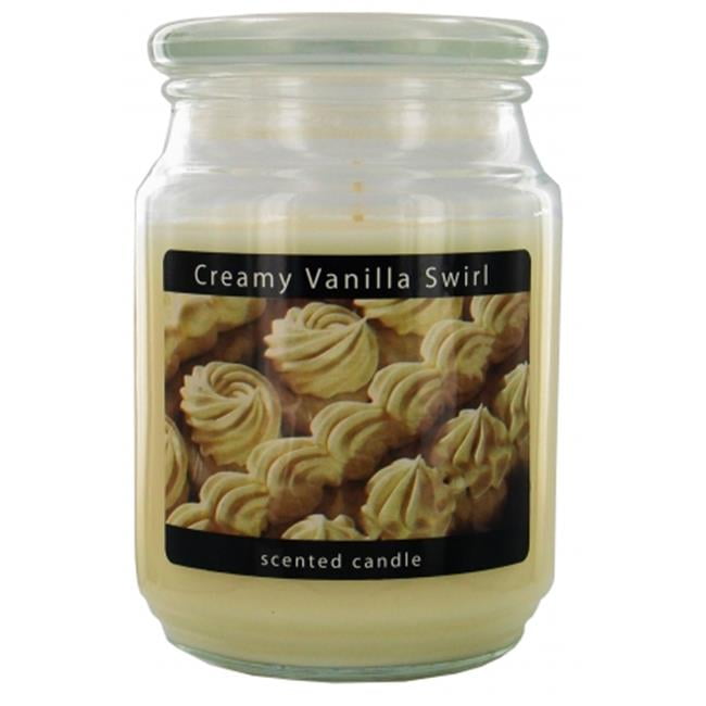 Candlelite 3297553 18 Oz Creamy Vanilla Swirl Scented Terrace Jar
