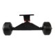 thumbnail image 3 of 2 Sets Skate Board Wheels Aluminum Alloy Skateboard Trucks Rubber Four-Wheel Longboard Parts Mini Cr, 3 of 5