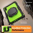thumbnail image 4 of for Xiaomi Redmi Pad 2 Case 11 2025, 360 Rotating Shockproof Cover with Stand, Handle, Shoulder Strap (TB336FU/TB330FU), Lime Panel, 4 of 7