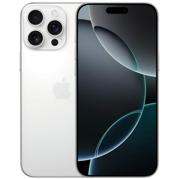 Refurbished Apple iPhone 16 Pro Max - 256GB – White Titanium – 48MP Triple Rear & 12MP Front Camera - Fully Unlocked Smartphone - Excellent Condition