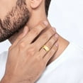 thumbnail image 4 of 14K Solid Yellow Gold 8mm Half Round Plain Classic Wedding Band Ring, 4 of 12