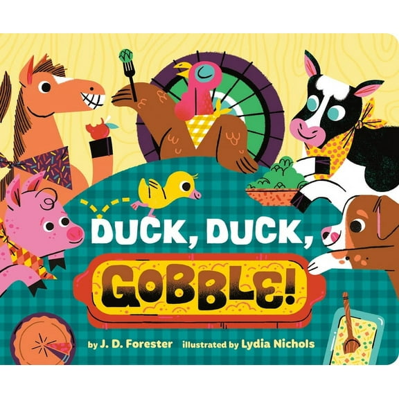 Duck, Duck, Gobble!, (Board Book)