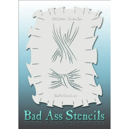 Bad Ass Sunday Best Full Size Stencils BAD6061
