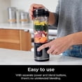 thumbnail image 4 of Ninja Blast BC151 Batidora Portátil sin Cable, Vaso de 18 onzas, Licuadora personal Recargable con USB-C, Tapa anti fugas y Boquilla para Beber, Sin BPA (Reacondicionado) (Violeta), 4 of 5