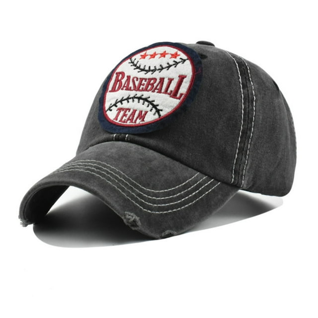 Gorra de béisbol, gorra de anime, vaquera del equipo de béisbol para hombre