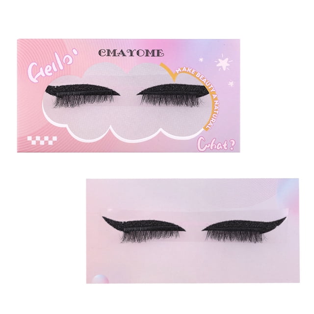 Extensión De Pestañas,1 Pares Colores Pestañas Volumen Rizos Maquillaje para Mujeres D Paquete Pestañas Postizas Rizadas