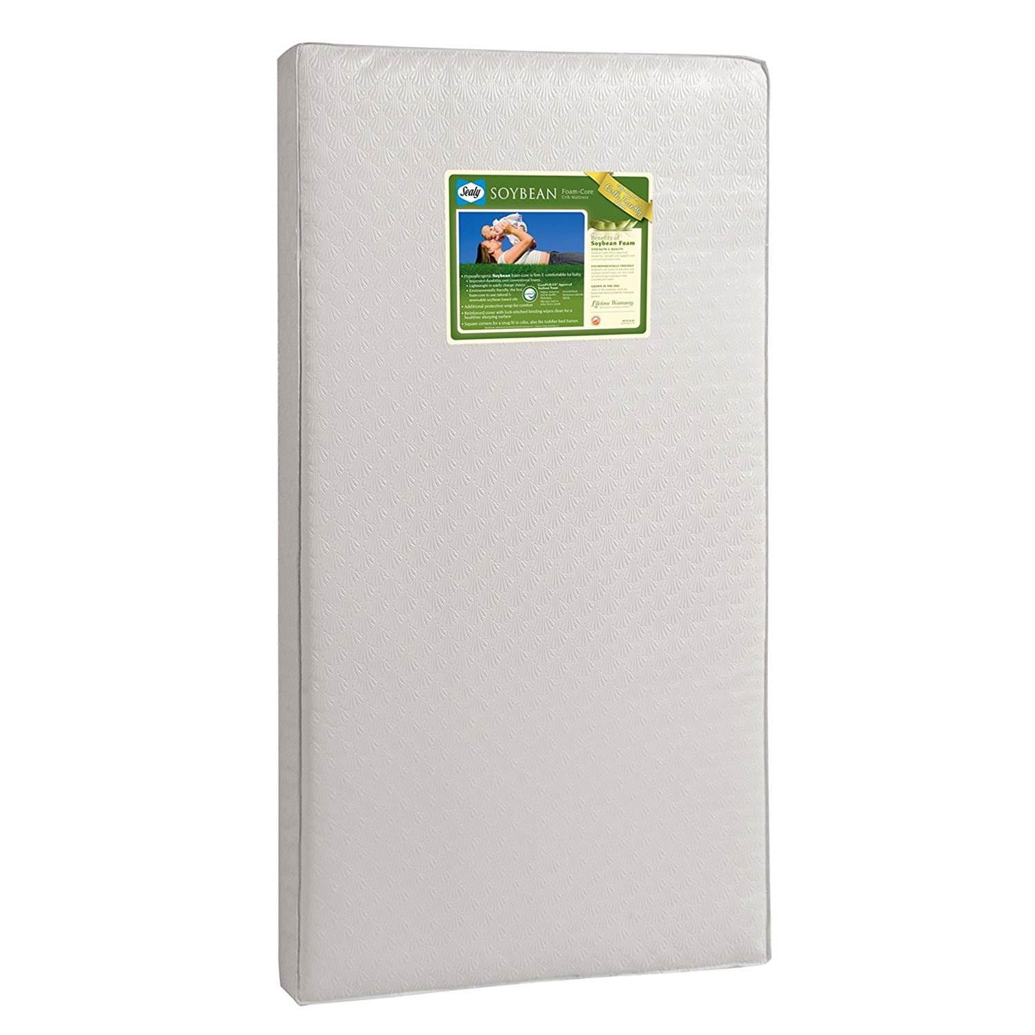 Sealy soybean plush crib mattress hotsell