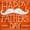 Orange, variant on Happy Father's Day Dad Mustache Men's Graphic T Shirt Tees Brisco Brands S