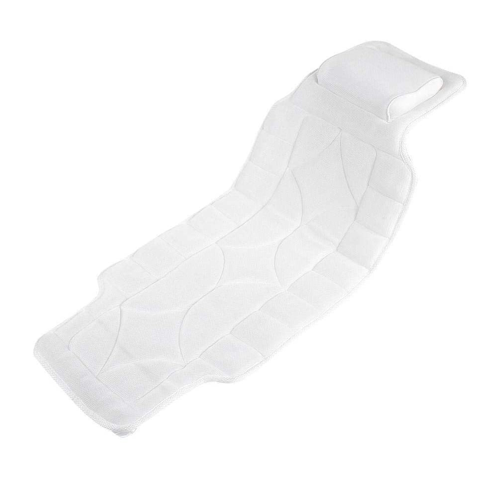 Ccdes Full Body SPA Bath Pillow Mat with 10 Suction Cups Bathtub Mat