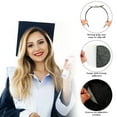 thumbnail image 4 of 5/4/3/2/1pcs Graduation Cap Headband Firm Anti-Fall Hair Band For Graduation Cap Secures Your Graduation Cap Insert Hairstyle Hat Accessories Hairband For Graduates (Graduation Cap Not Included), 4 of 9