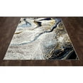 thumbnail image 2 of Art Carpet 841864116281 5 ft. Titanium Collection Geode Woven Round Area Rug, Linen, 2 of 3