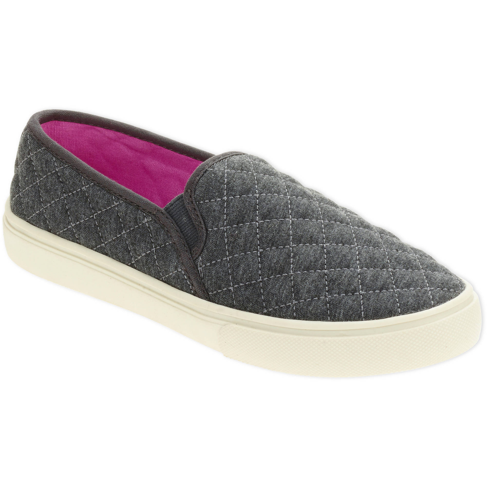 quilted canvas shoes