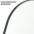 thumbnail image 5 of 59"x20" Arched Full Length Mirror Floor Mirror with Stand Black, 5 of 7