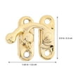 thumbnail image 5 of AURARMLET Iron Cabinet Hasps 20Pcs Multi 2 Vintage Latch Hasp For Diy Wooden Jewelry Boxes And Cabinets, 5 of 5