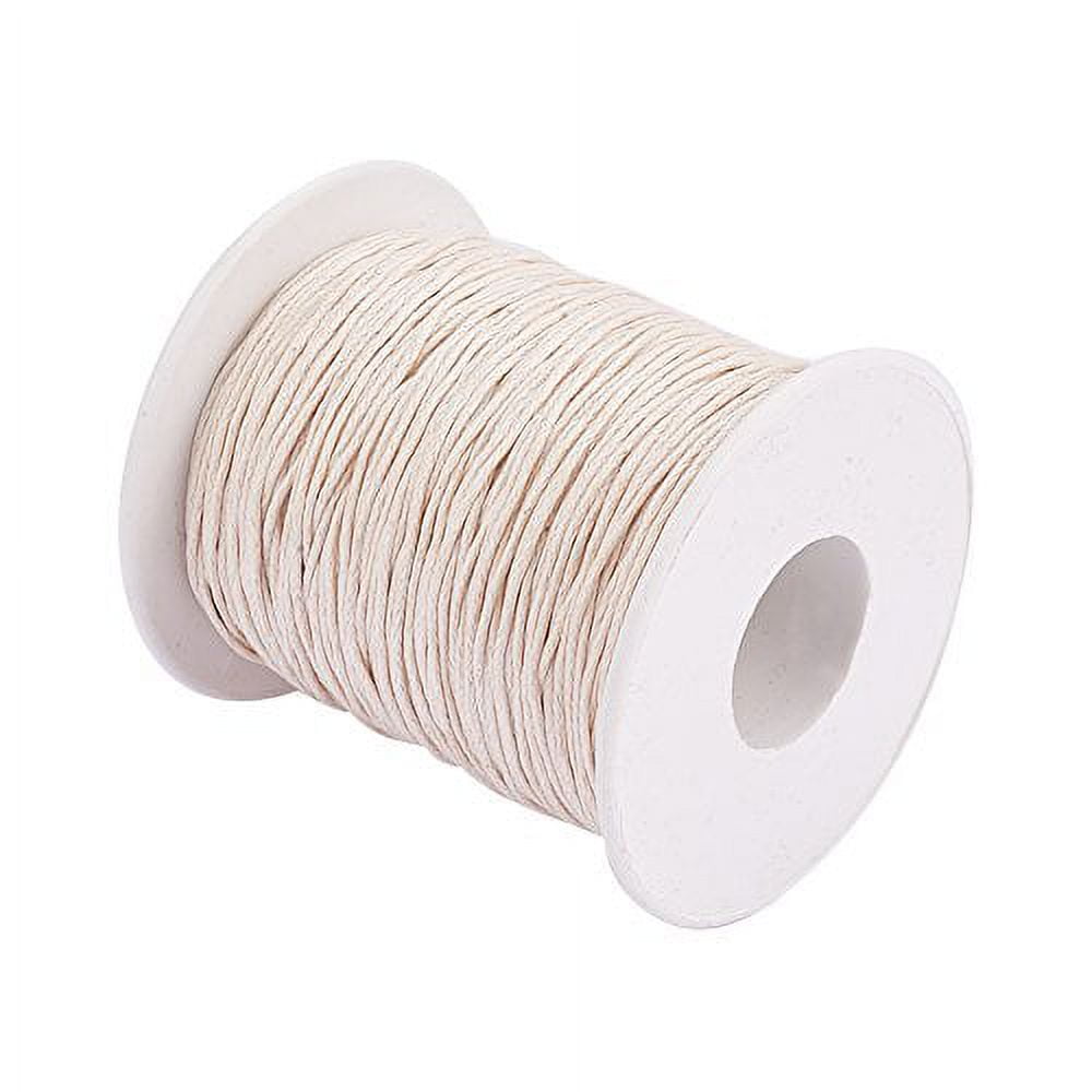 Waxed String 35 Colors 1mm 382 Yard | Waxed Polyester Cord Wax Cotton Cord Waxed Thread for DIY Bracelets Necklace Jewelry Making Friendship Bracelet