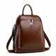 thumbnail image 3 of Mochila de cuero nueva 2024, mochila de piel de vaca con cera de aceite a la moda, mochila escolar retro para mujer, bolso de compras para el campus para mujer, 3 of 5