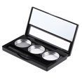 thumbnail image 1 of Maquillaje DIY Vacío 3 26mm Cuadrículas de ojos Lápiz labial polvo embalaje de cosméticos con espejo y cepillo shamjiam Contenedor de maquillaje en polvo, 1 of 6