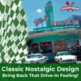thumbnail image 2 of Avant Grub 12 x 12 inch Extra Large Green and White Food Wax Paper, 300 Sheet per Pack, 2 of 6