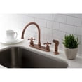 thumbnail image 2 of Kingston Brass KB726AXSP Vintage 8-Inch Centerset Kitchen Faucet, Antique Copper, 2 of 5