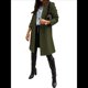 thumbnail image 2 of Abrigo de Guisante para Mujer, con Solapa y un Solo Botón, Cortavientos, Holgado, Informal, de Longitud Media, para Otoño e Invierno. Verde XL, 2 of 7