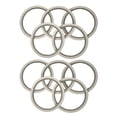 thumbnail image 1 of 10 rollos de cinta adhesiva de colores para pizarra blanca, cinta artística estrecha, cinta fina para acabados. blanco, 1 of 9