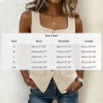 thumbnail image 3 of Brqkzdu Summer Sleeveless Vest for Women Square Neck Button Down Shirts Casual Wide Strap Lightweight Breathable Business Work Tanks, 3 of 9