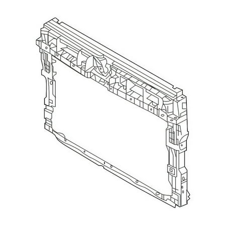 Genuine OE Volkswagen Radiator Support - 5NN-805-588-K