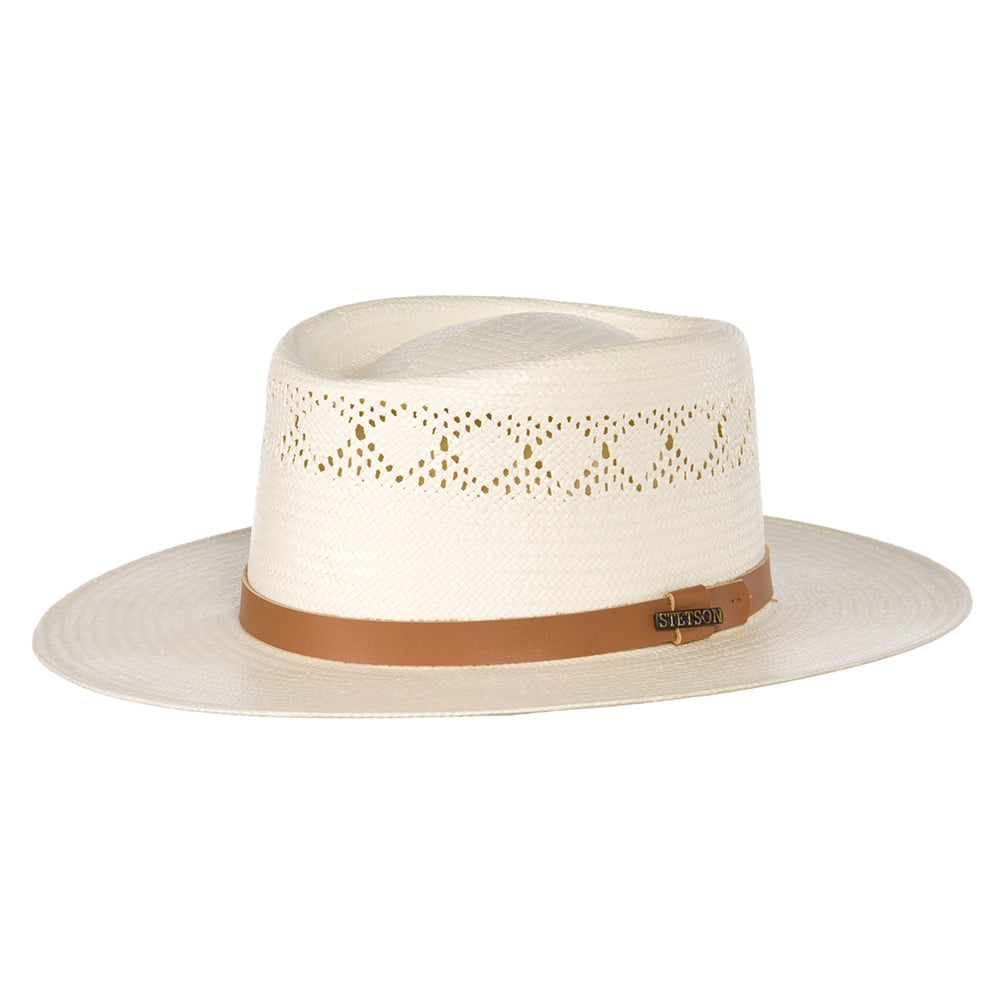 Stetson Stetson Hats Womens Brentwood Shantung 3 Brim L Natural