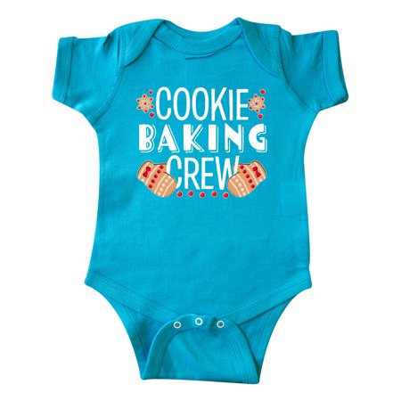 

Inktastic Christmas Cookie Baking Crew with Oven Mitts Gift Baby Boy or Baby Girl Bodysuit