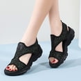 thumbnail image 3 of IUJSOY Womens Walking Sandals Mesh Open Toe Sports Water Sandals Arch Support Athletic Beach Shoes, 3 of 6