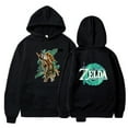 thumbnail image 2 of Zelda Legend Street Skateboard Fleece-Lined Hooded Sweatshirt Pullover Jacket, 2 of 10