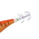 thumbnail image 4 of Anzuelos de calamar brillantes de 11 cm/13,4 g, señuelo artificial horizontal para calamar (naranja), 4 of 9