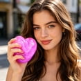 thumbnail image 5 of TOYOUME Heart-Shaped Squeeze Sensory Toys, Soft Slow Rising Glitter Squishy, Pink, 5 of 8