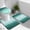 Blackish Green, variant on Bathroom Rugs Sets 3 piece, Soft Microfiber Absorbent Bath Mat, U-Shaped Contour Toilet Mat and Toilet Lid Cover, Quick Dry, Machine Washable, Toilet Cover and Rug Set for Bathroom, Grey
