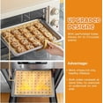 thumbnail image 3 of EcoNesxp 9x11 Pcs Doublures pour Friteuse à Air Chaud Friteuse à Air TG Friteuse à Air Doublures en Papier de Cuisson Jetables, 3 of 5