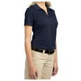 thumbnail image 4 of Yellow Rooster Women's Tech Pique Female Polo T-Shirts Dark Navy XL, 4 of 6