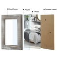 thumbnail image 3 of Joveco 4" x 6" Handcrafted Solid Wooden Photo Frame Set of 4,  Distressed Farmhouse Picture Frame Wall Decor for Wall Mounted and Tabletop, Light Brown, 3 of 7