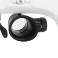 thumbnail image 2 of 8X, 15X, 23X Head Mount Magnifiers, Hands Free Magnifying Glass with 2 LEDs for Watch Repair, 2 of 4