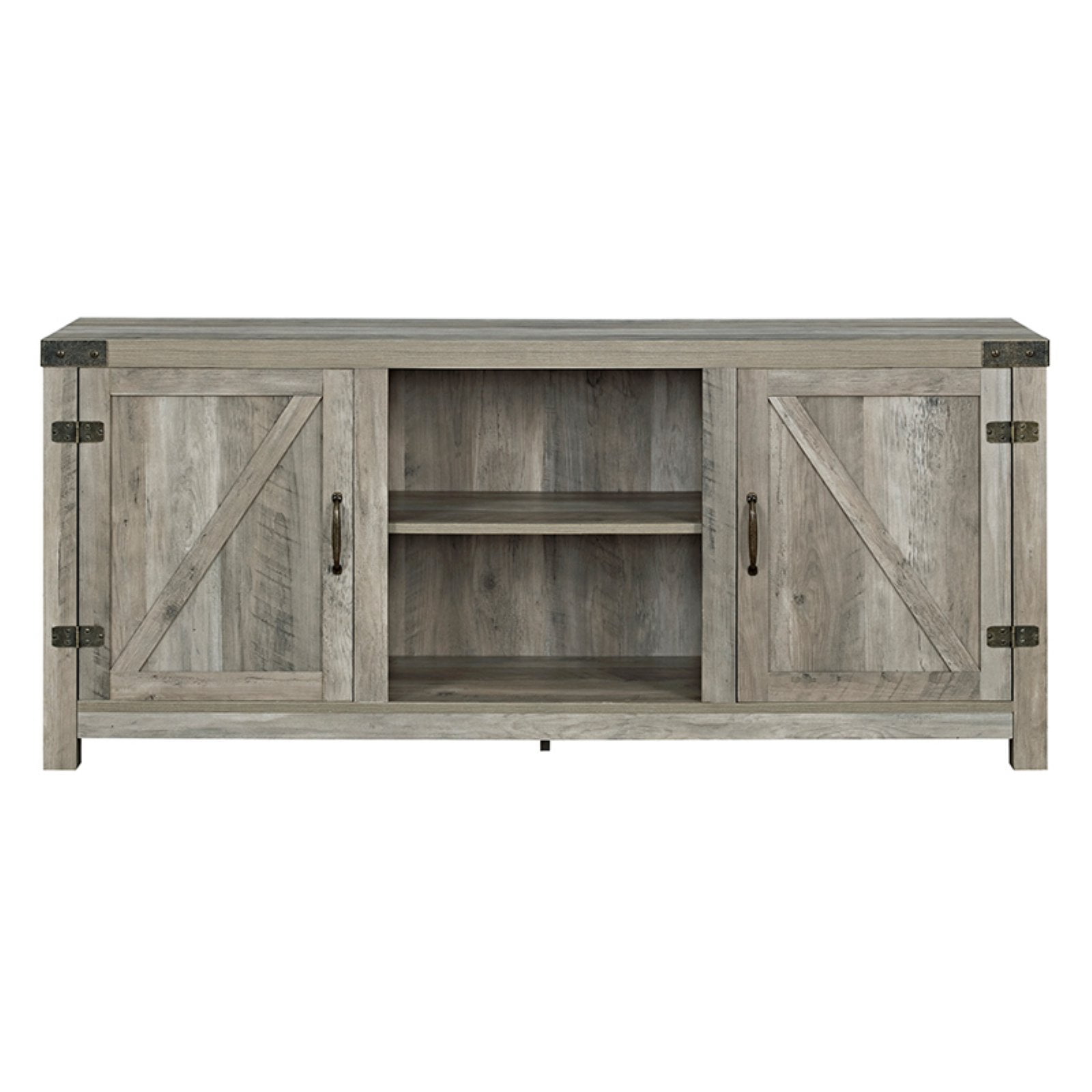 Manor Park Barn Door TV Stand with Side Doors by Walker Edison