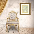 thumbnail image 3 of Cram 20x23 Gold Ornate Wood Framed with Double Matting Museum Art Print Titled - Atlantic Ocean Islands - Cram 1889, 3 of 4