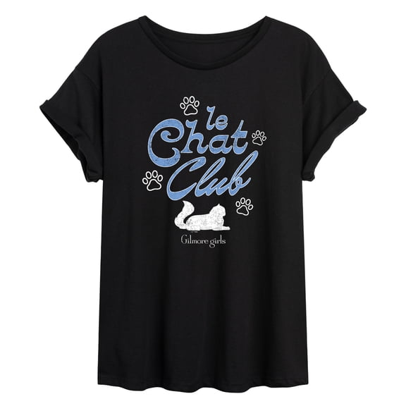 Gilmore Girls - Le Chat Club Relaxed Fit T-Shirt