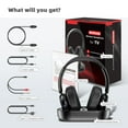 thumbnail image 3 of Holdsound K2 Wireless Headphones for TV - BKM500 with Multifunctional Base Set Optical, AUX, RCA, Plug & Play, 98FT Farther Range,35hr Audio Playtime, 3 of 8