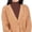Coffee, variant on Collar Layering Top Solid Color Half High Neck Shirt for Women Casual Style Attachable