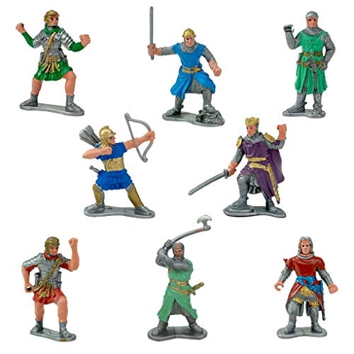 Medieval Castle Knights Action Figura Juicio del ejército de juguete con armar el castillo, la catapulta y Liberty Imports Liberty Imports
