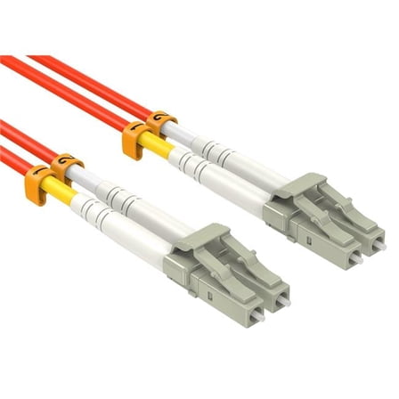 Sanoxy SNX-CBLR-FB104-5103 3 m LC&LC Duplex 50-125 Multimode OM2 Fiber Optic Cable - Orange
