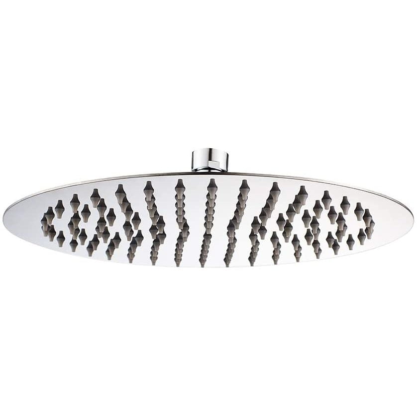 Ibergrif, stainless steel overhead shower rain shower, shower head, 12