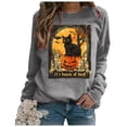 thumbnail image 5 of Futezty Halloween Sweatshirts for Women Plus Size Long Sleeve Cute Graphic Pullover Top 2025 Fall Fashion Shirt Clothes, 5 of 7