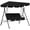 Black#0, variant on Patio Furniture Outsunny 3-Seat Outdoor Patio Swing Chair with Removable Cushion, Steel Frame Stand and Adjustable Tilt Canopy for Patio, Garden, Poolside, Balcony, Backyard, Black 2,Outdoor Sofa